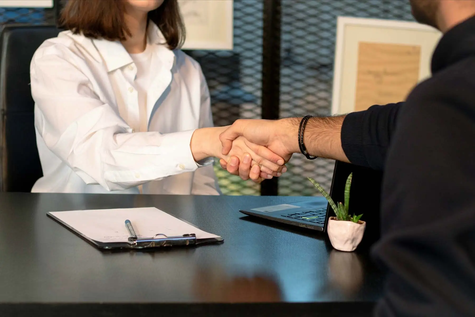 A handshake