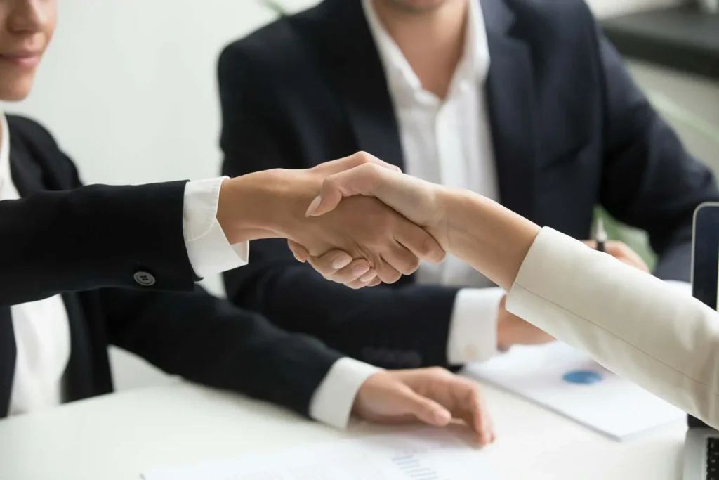 A handshake