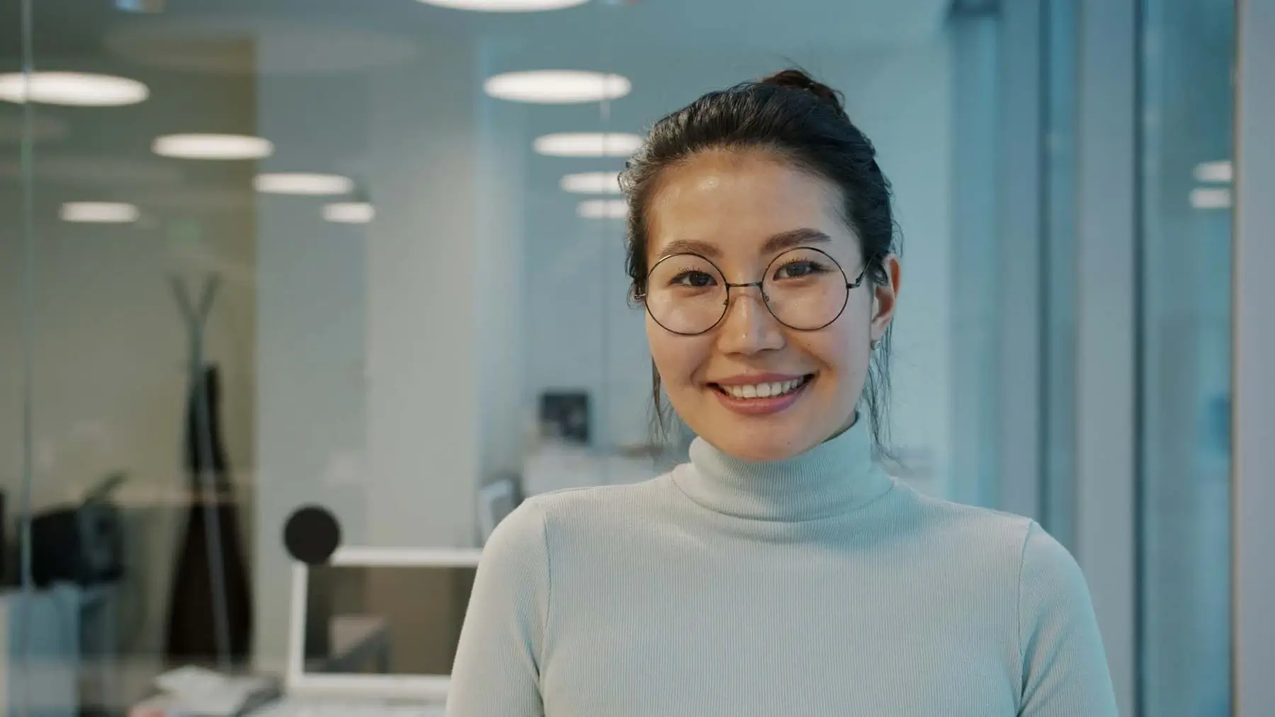 A happy woman